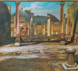 Csontváry: Pompeji - a kirurgus háza (47x51 cm, magántulajdon) 1898
